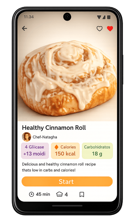 Clean Sweet App on phone